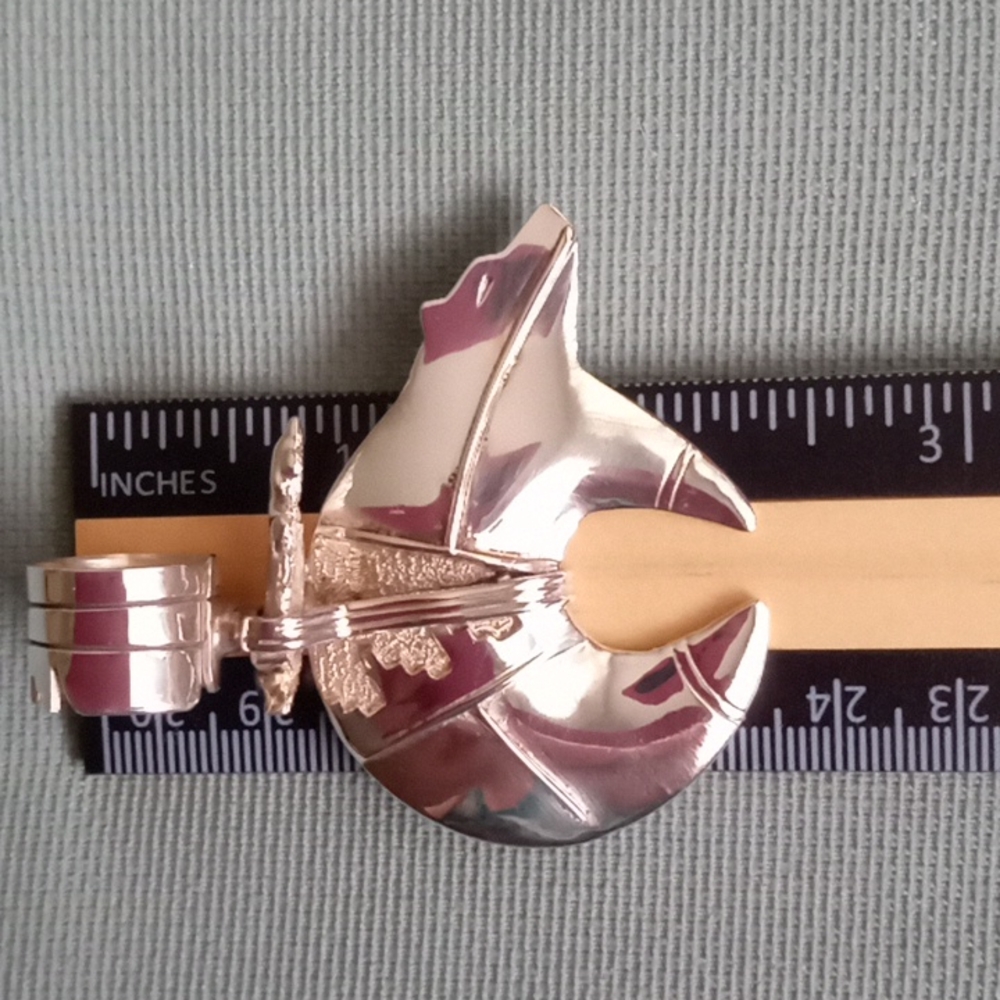 NATIVE AMERICAN STERLING SILVER TOTEM BEAR - Picture 7 of 8